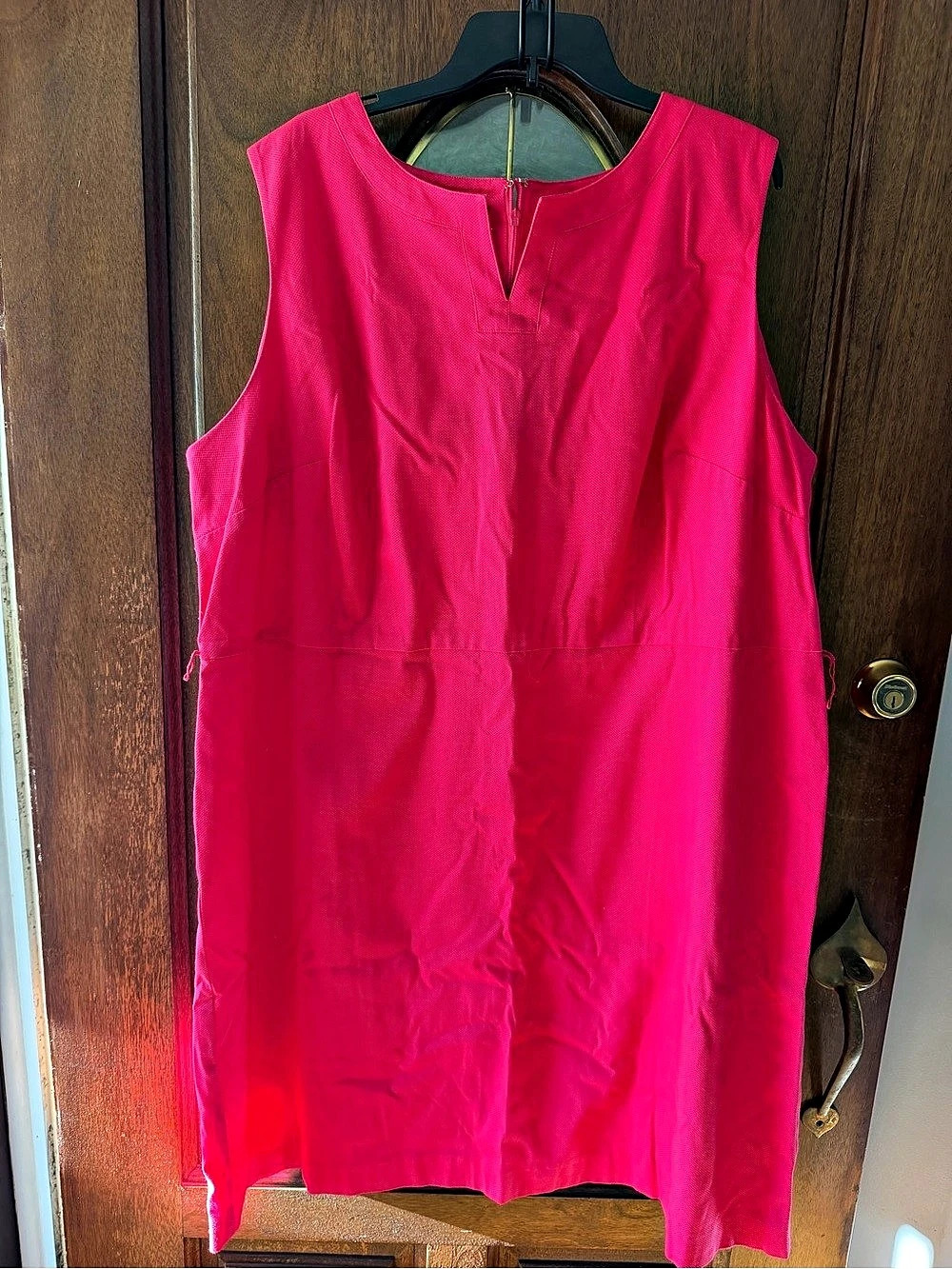 Talbots Sleeveless Mini Dress in Pink Size 24W new with out tags